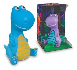 Imagem da oferta Dinossauro Tiranossauro Baby Rex Cofrinho Azul - Adijomar