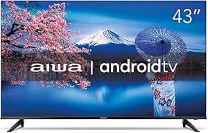 Imagem da oferta Smart Tv Aiwa 43”, Android, Full Hd, Borda Ultrafina, Hdr10, Dolby Áudio - Aws-tv-43-bl-02-a