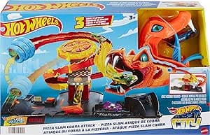 Imagem da oferta Hot Wheels City, Pista Ataque de Cobra vs Pizzaria e 1 Carrinho em Escala 1:64