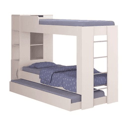 Imagem da oferta Beliche Cama Auxiliar DitAlia Treliche CM-15 Branco Cozy