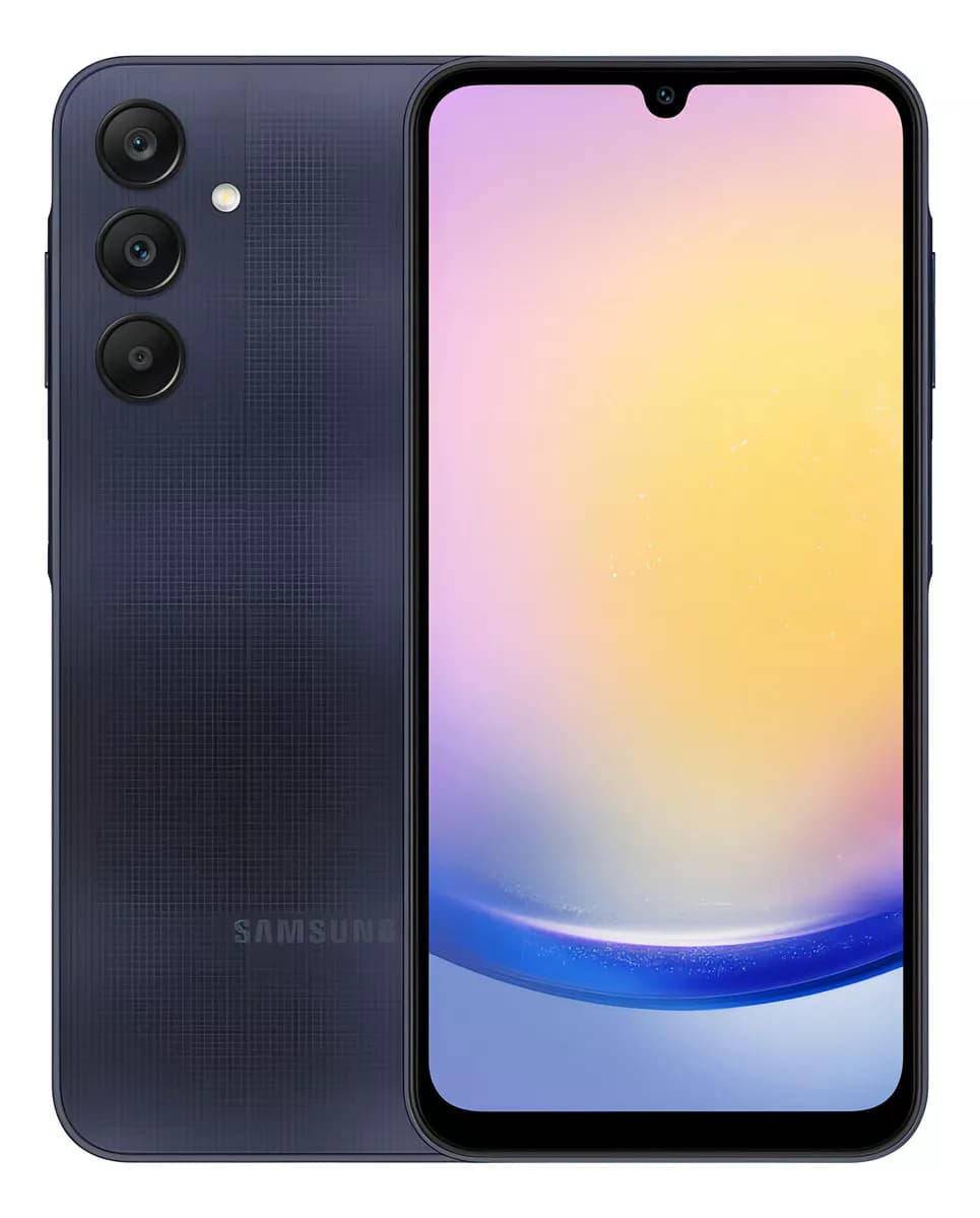 Imagem da oferta Smartphone Samsung Galaxy A25 5g, Câmera Tripla Traseira De Até 50mp, Selfie De 13mp, Tela Infinita Super Amoled De 6.5  120 Hz, 128gb, 6gb, Processador Octa-core, Dual Chip - Azul Escuro