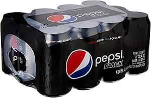 Imagem da oferta Refrigerante Pepsi Zero BLACK, Lata 350Ml Pack (12 Unidades)