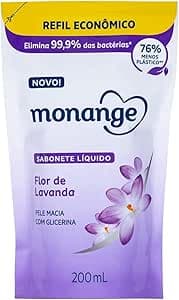 Imagem da oferta Coty Refil Sabonete Líquido Monange Flor De Lavanda 200Ml