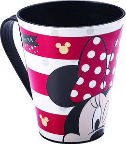 Imagem da oferta Plasútil Minnie Caneca de Plástico, Vermelho, 360 ml