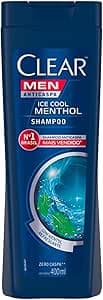 Imagem da oferta Clear Shampoo Men Anticaspa Ice Cool Menthol 400Ml