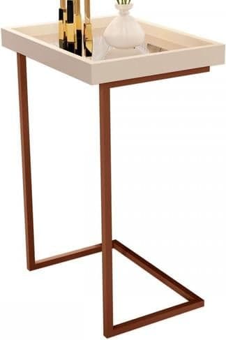 Imagem da oferta Mesa de Canto Perola/Bronze 4774 - Jb Bechara