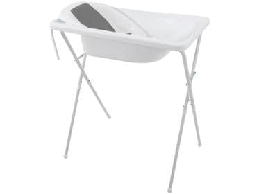 Imagem da oferta Banheira de Bebê com suporte Dobrável Galzerano - Acqua Trio Branco 20L