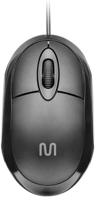 Mouse Classic Box Óptico USB 1200dpi Preto Multilaser - MO300