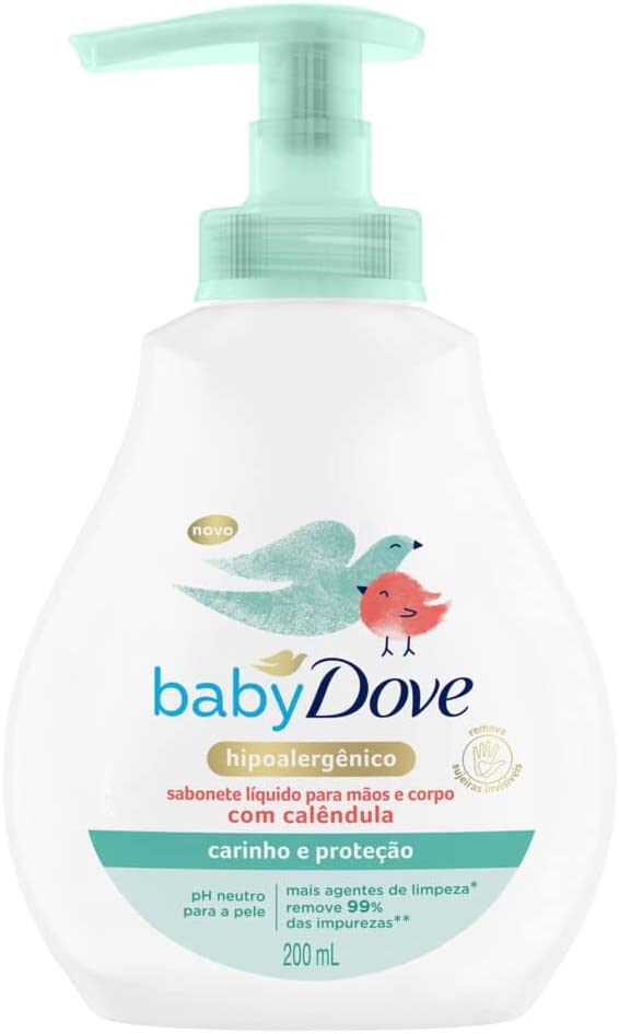 Baby Dove Sabonete Líquido Infantil 200Ml Hidratação Sensível Unit,