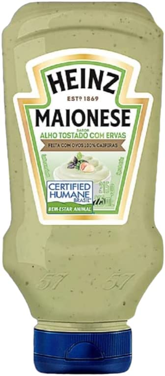 HEINZ Maionese de alho c/ ervas 215 g (Pacote de 1)