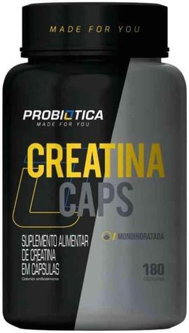 Creatina Caps, 180 Cápsulas, Probiótica