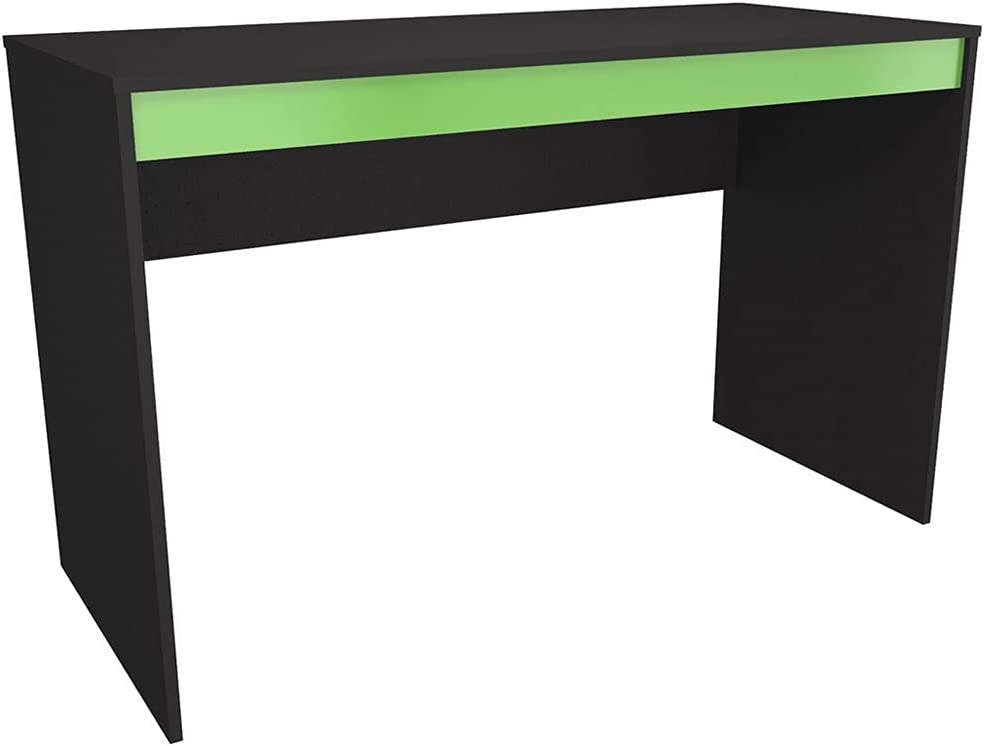 Mesa Escrivaninha Gamer B23 - Preto/Verde