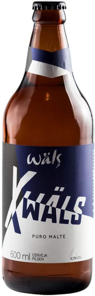 Cerveja X Wäls Puro Malte 600ml Garrafa