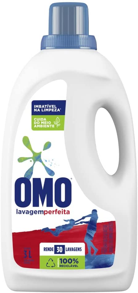 Omo Lavagem Perfeita - Sabão Líquido, 3L