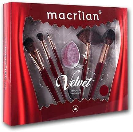 Kit ED010B Velvet Vermelho Macrilan, Macrilan