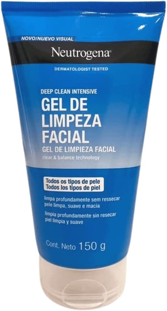 Gel de Limpeza Profunda Neutrogena Deep Clean Intensive, 150g