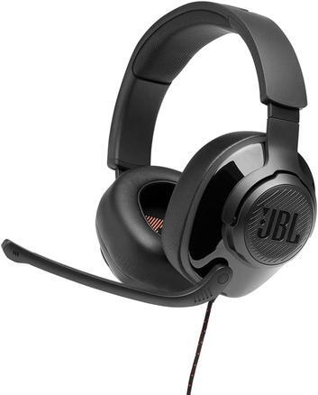 Headset Gamer JBL Quantum 300 Over Ear Preto - ‎JBLQUANTUM300BLK