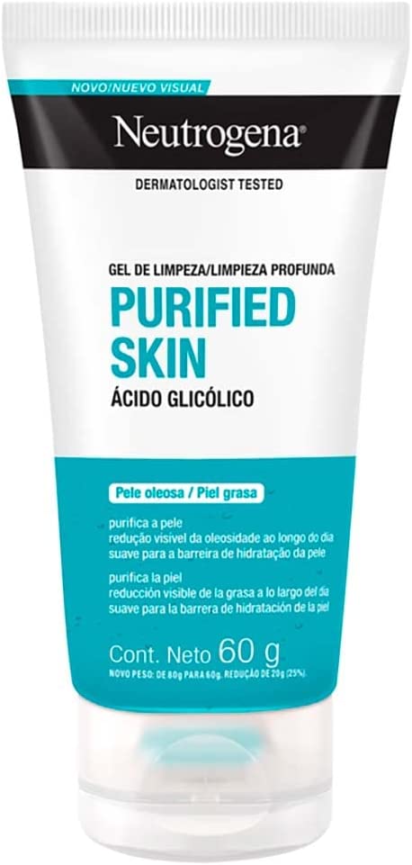 Gel de Limpeza Neutrogena Purified Skin 60g, Cor: NULL