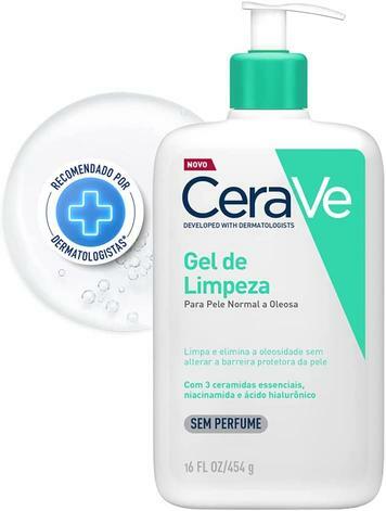 CeraVe, Gel de Limpeza Facial para pele oleosa, com Ácido Hialurônico e Niacinamida, 454g
