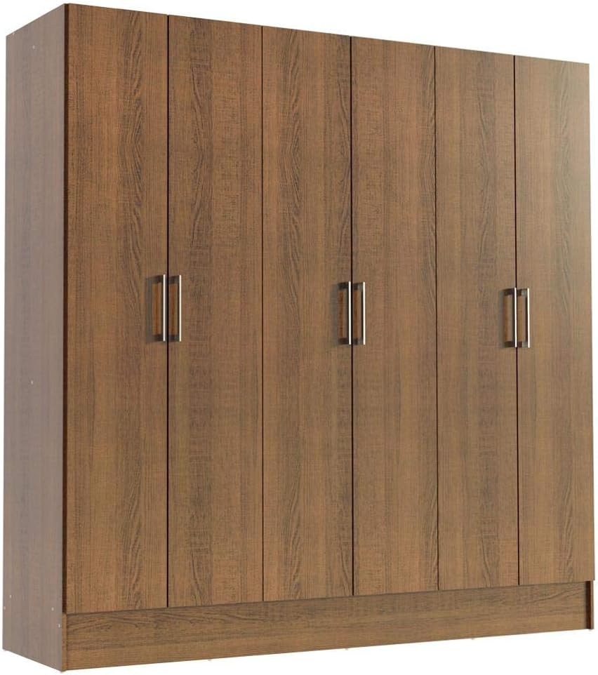 Guarda-Roupa Casal Madesa Vip 6 Portas Batentes