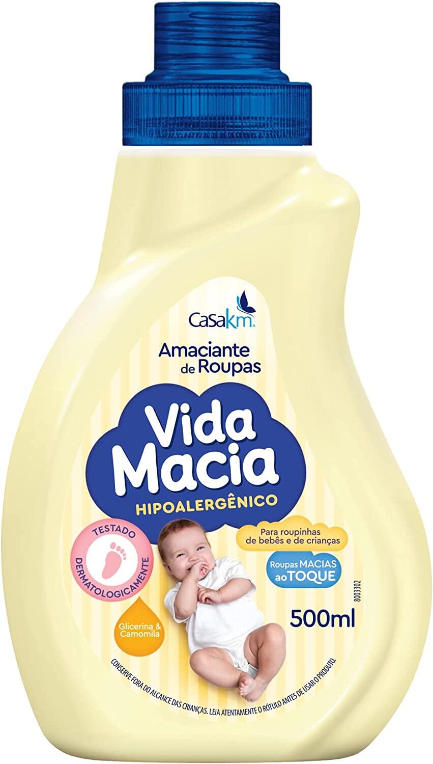 Amaciante Vida Macia Glicerina & Amêndoas 500ml