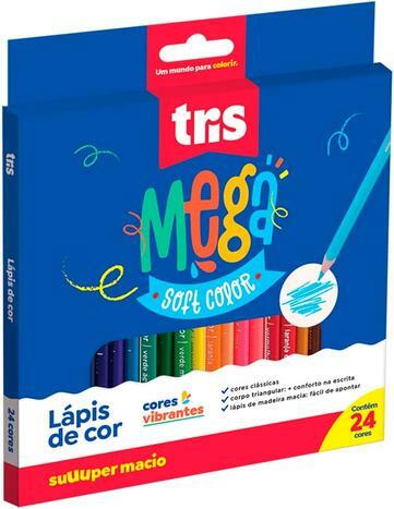 Lapis Cor Mega Softcolor 24 Cores