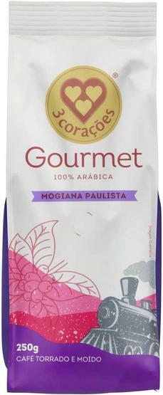 Café, Torrado e Moído, Gourmet Mogiana Paulista, Pacote, 250g, 3 Corações