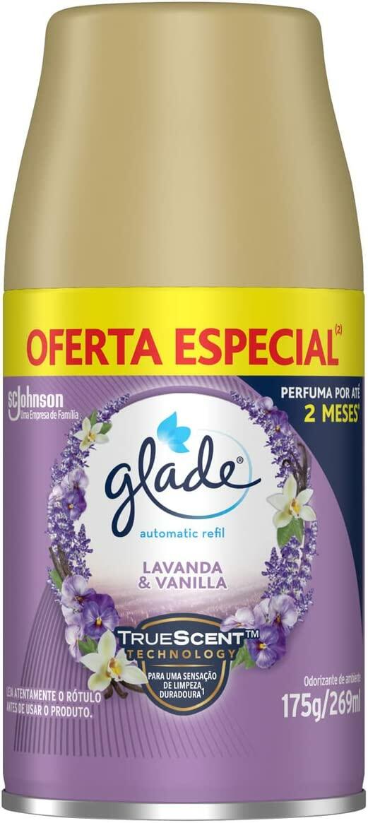 Desodorizador Glade Automatic Spray Refil Lavanda & Baunilha 269ml Oferta Especial