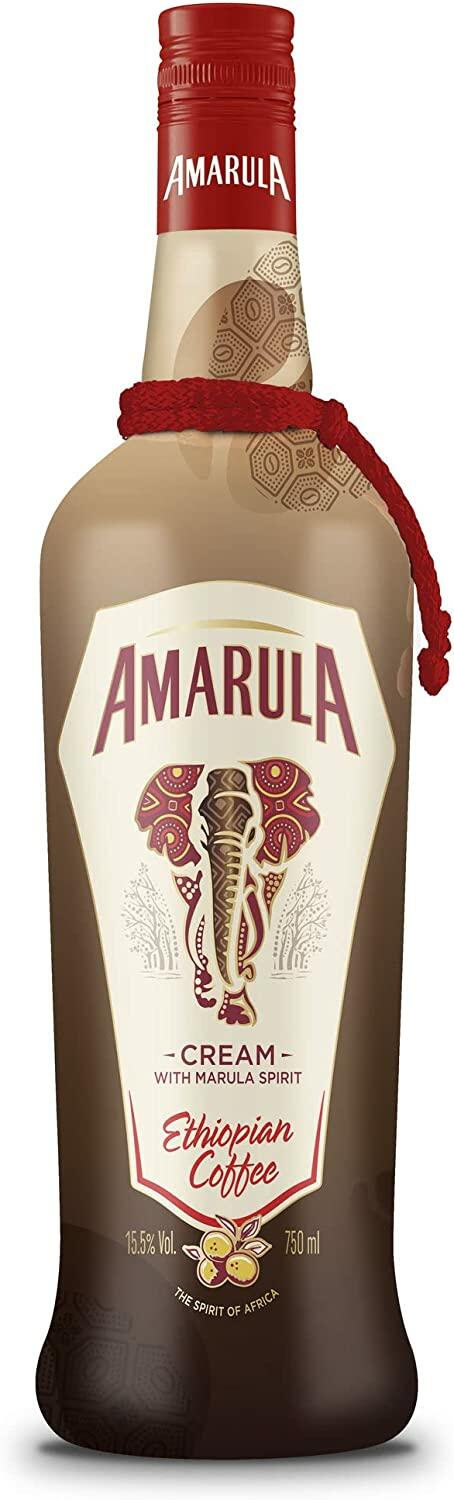 Licor Amarula Ethiopian Coffee, 15,5% de Teor Alcoólico, Garrafa 750ml