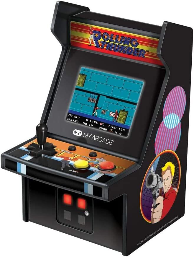 Dgunl-3225 Fliperama Portátil Retrô Rolling Thunder de 17 Cm, My Arcade, Vermelho - Windows