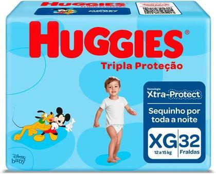 Fralda Huggies Tripla Proteção Xg - 32 Fraldas