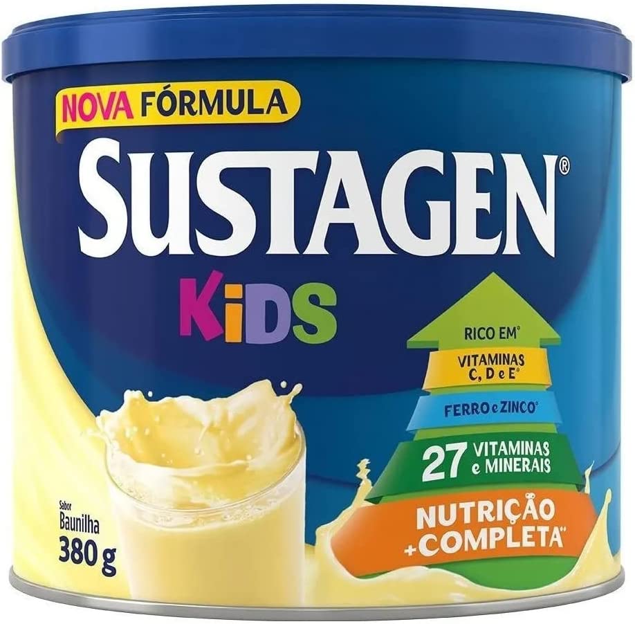 Complemento Alimentar Sustagen Kids Baunilha Lata 380g