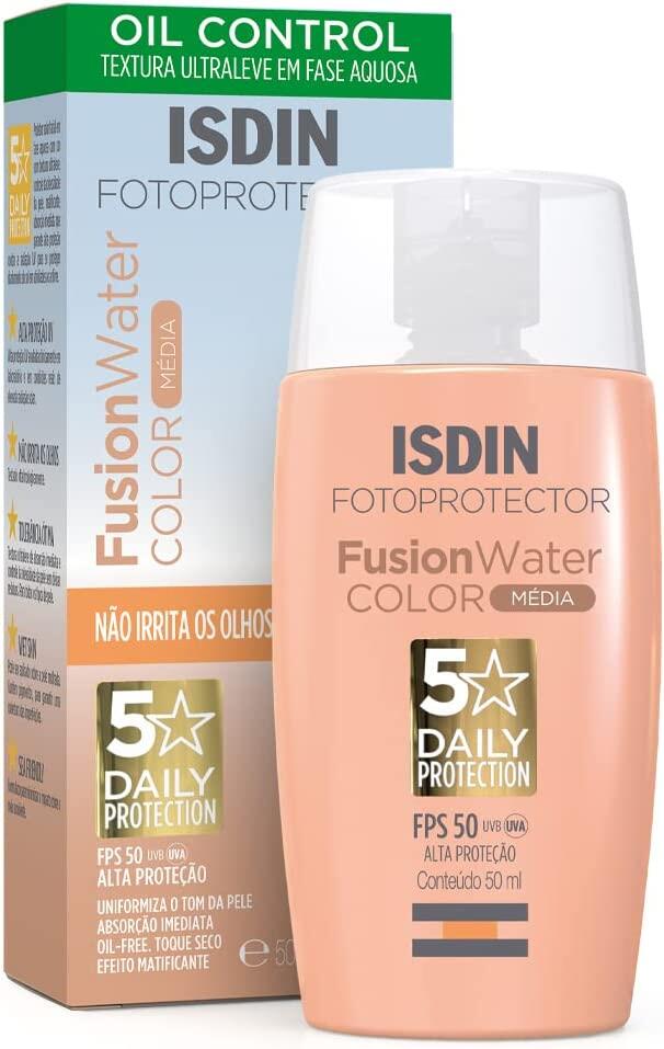 Fusion Water Protetor Solar Facial com Cor Isdin 50ml