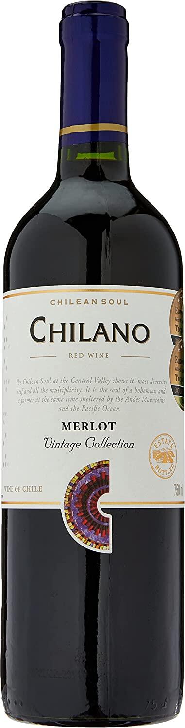 Vinho Chileno Chilano Tinto Merlot 750ml Chilano - Várias opções