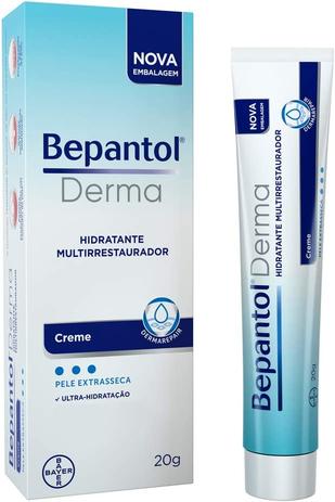 Bepantol Derma Creme Hidratante, Bepantol Creme Multirrestaurador, Branco, 20g