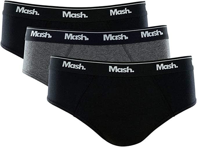 Kit 3 Cuecas Slip Algodão, Mash, Masculino