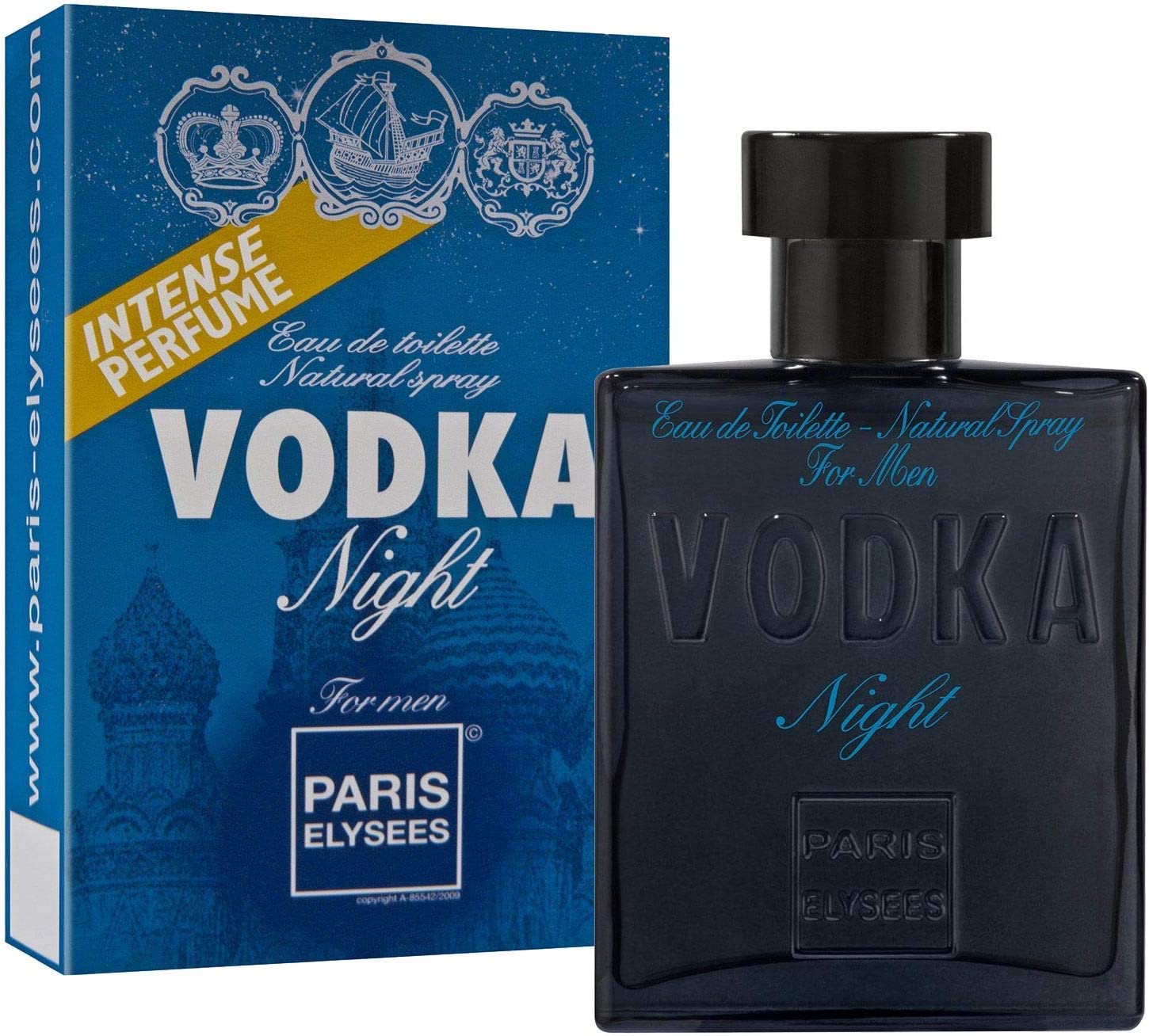 Perfume Importado Paris Elysees Eau De Toilette Masculino Vodka Night 100ml