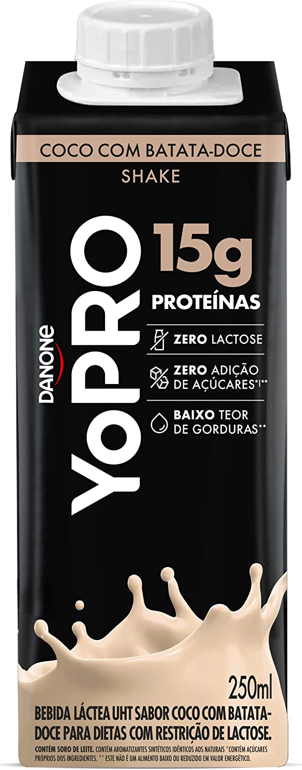 YoPRO Bebida Láctea UHT Coco com Batata-Doce 15g de proteínas 250ml