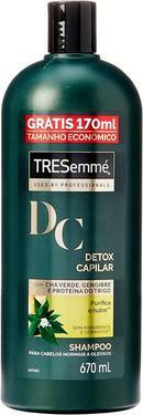 TRESemmé Shampoo Detox Capilar Frasco 670ml Tamanho Família