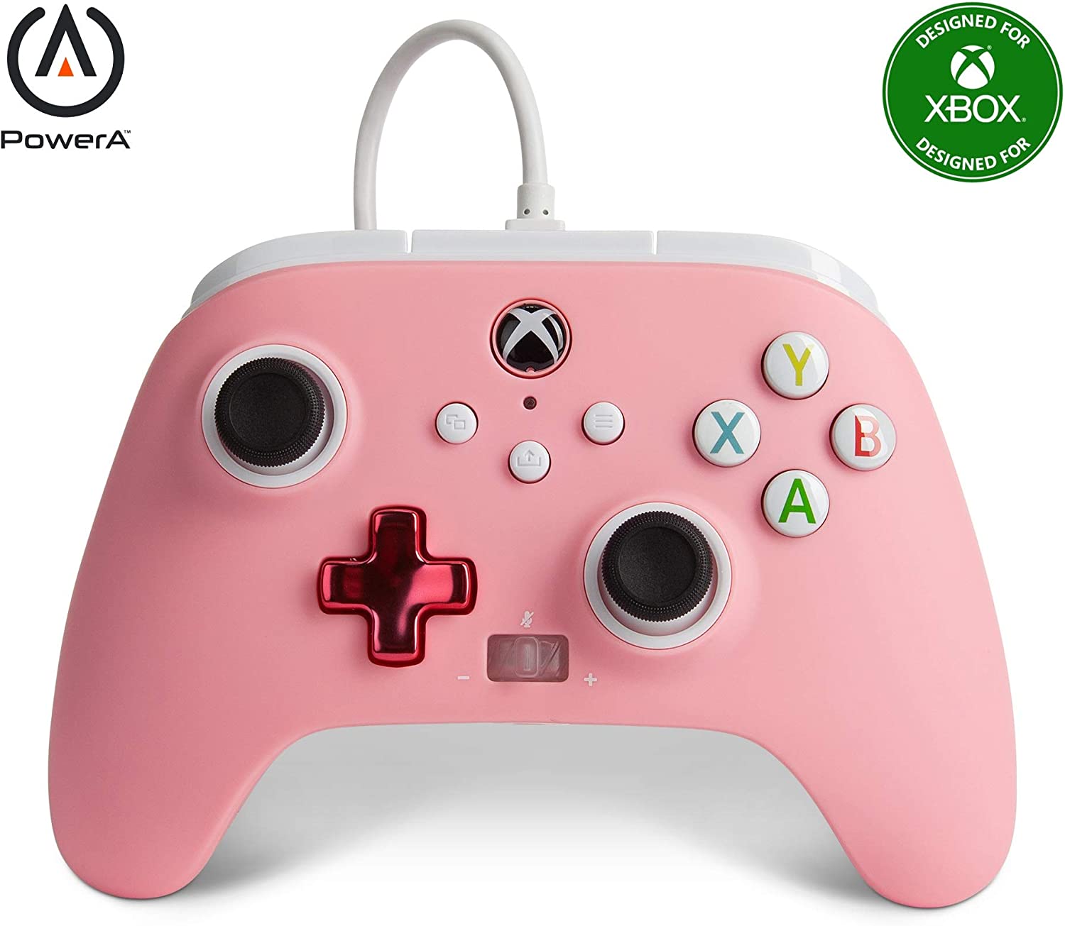 PowerA Enhanced Wired Controller for Xbox - Pink, Gamepad, Wired Video Game Controller, Gaming Controller, Xbox Series X|S, Xbox One - Xbox Series X