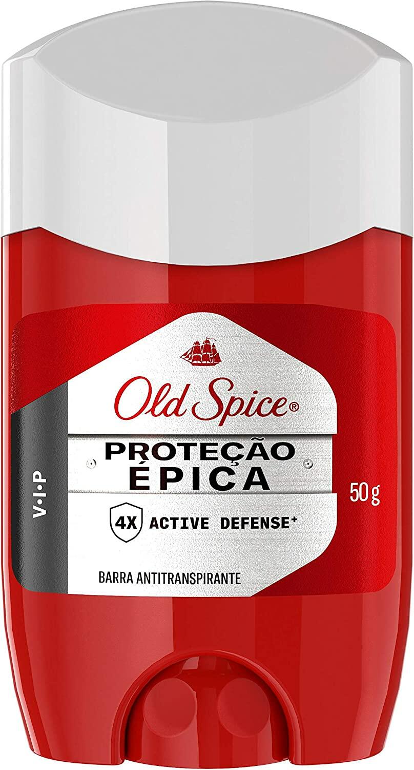 Desodorante em Barra Antitranspirante Old Spice Proteção Épica VIP 50g