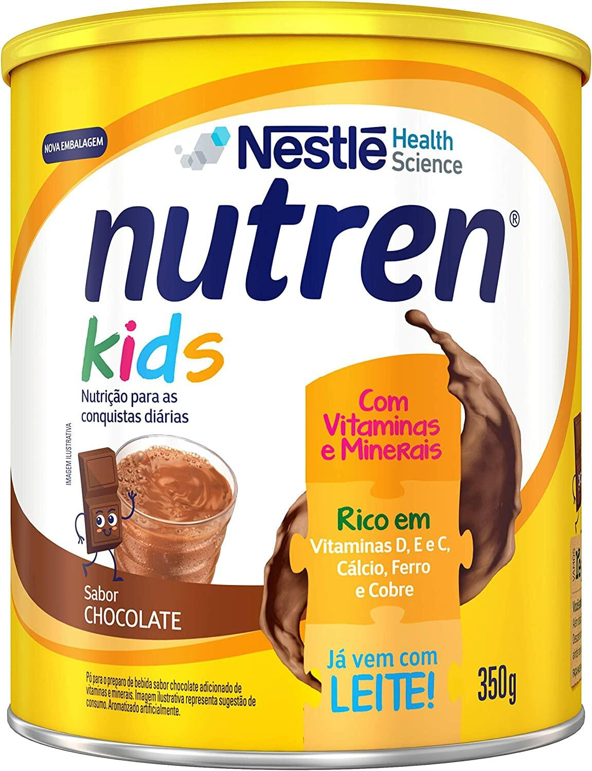 Suplemento Alimentar, Nutren Kids, Chocolate, 350g.