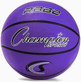 Champion Sports Bola de basquete de nylon resistente oficial