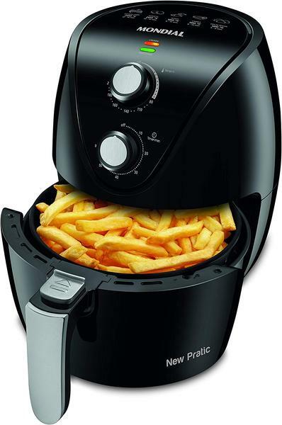 Fritadeira Sem Óleo Mondial, New Pratic - 3,5L, 127V, Preto, 1500W - AF-31