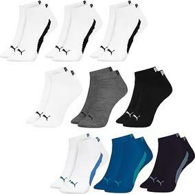 Kit 09 Pares Meia Puma Sapatilha Masculino Adulto