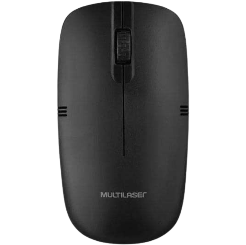 Mouse sem fio 2.4 1200 dpi preto usb Mo285 Multilaser