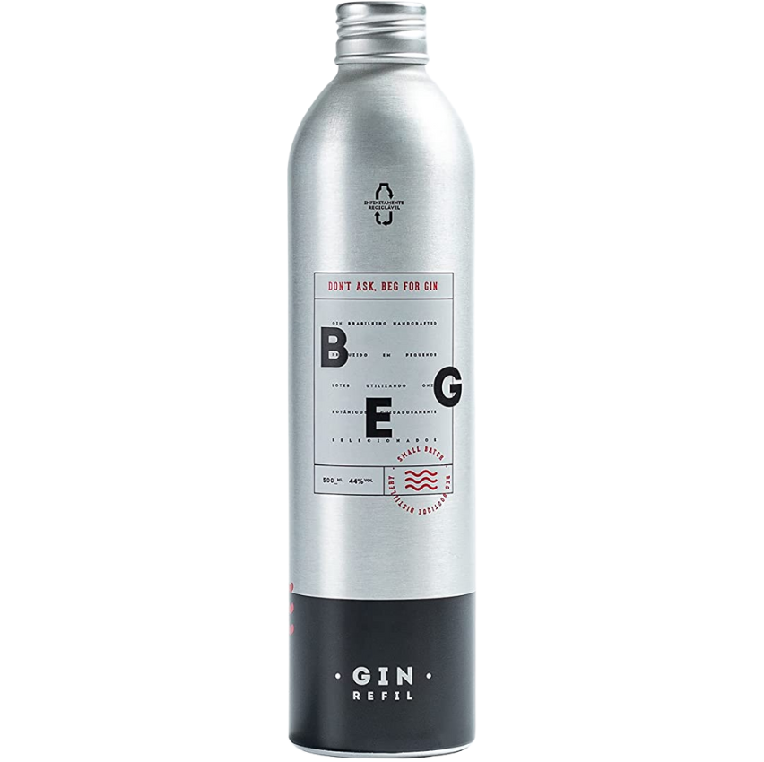 BEG Brazilian Boutique Dry Gin - REFIL