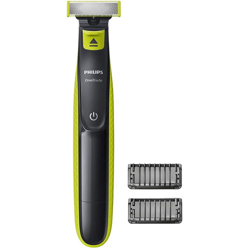 Philips OneBlade QP2521/10 Aparador e raspador de barba, Bivolt, com 2 pentes