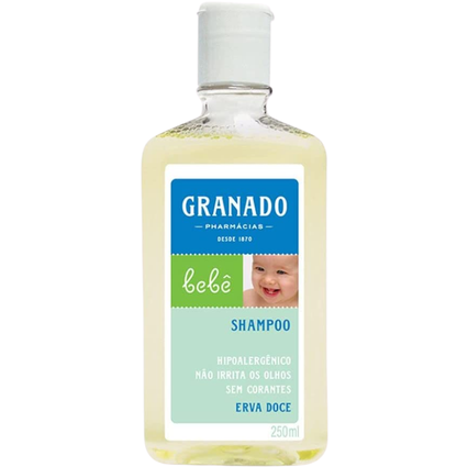 Shampoo Bebê Erva-Doce, Granado, Verde, 250ml