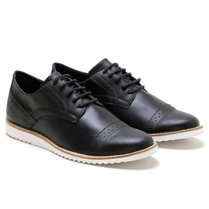 Sapato Oxford Social Masculino Extra Macio Leve Conforto